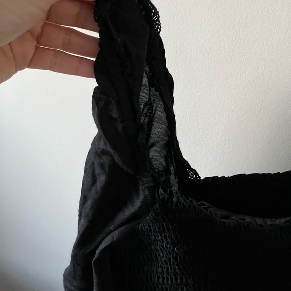 Aritzia Wilfred Soirée Blouse in BLACK - Medium - Organic Cotton - Picture 8 of 11